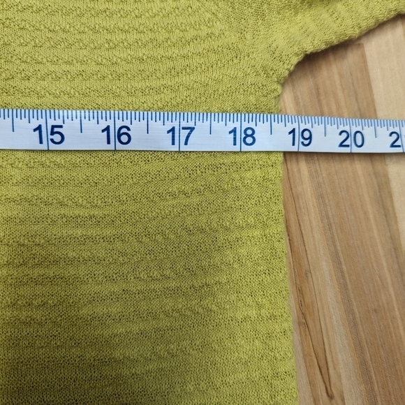 Nwt Loft Outlet Lime Green V Neck Summer Cotton Sweater M - Picture 11 of 12